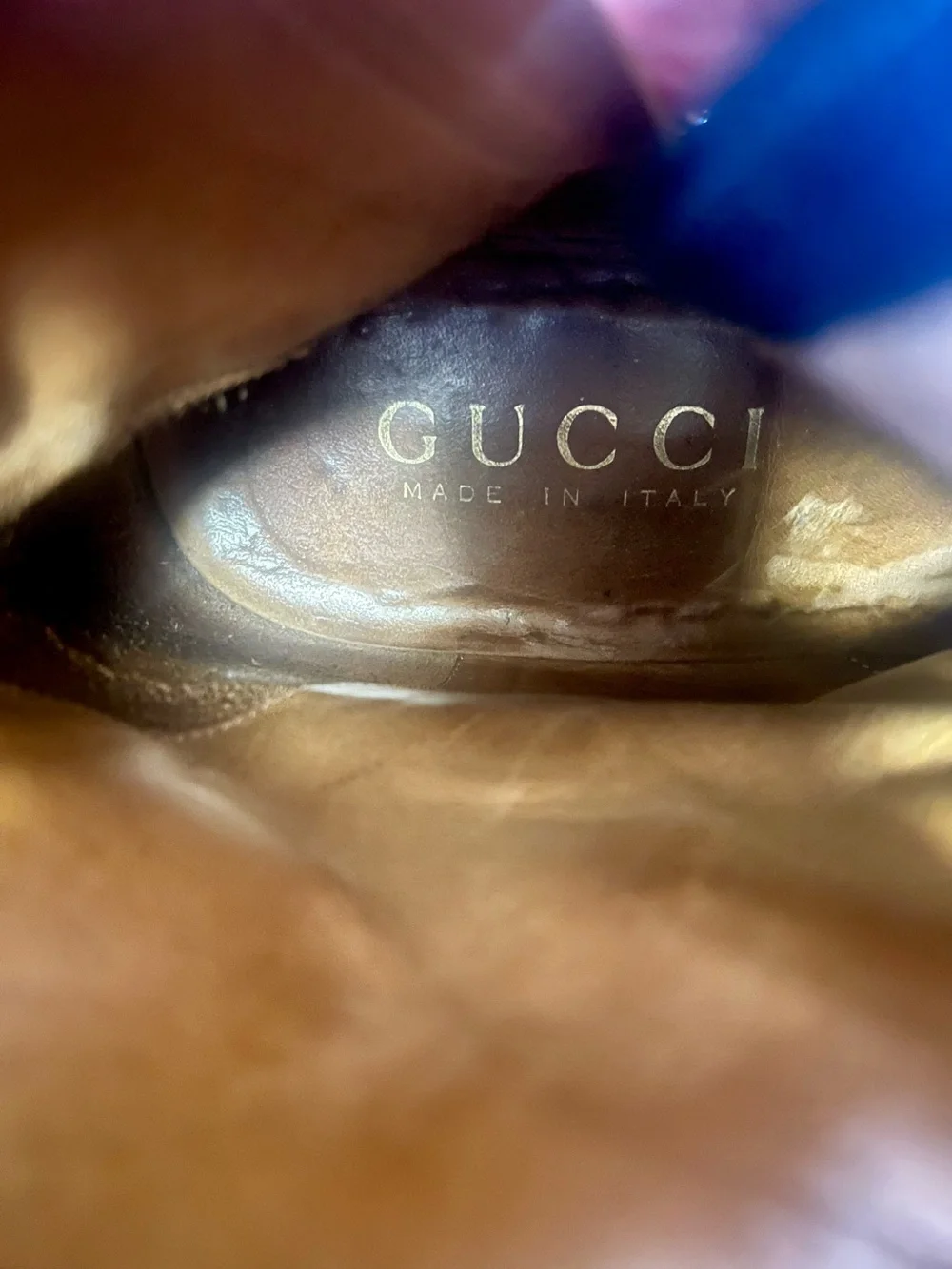 Gucci Men's Black Leather Boots